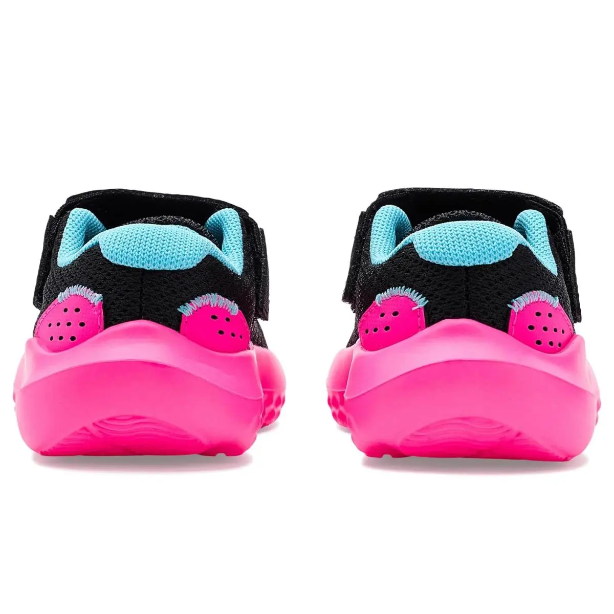 Under Armour shoes - Black/Fresco Blue/Hyper Green 5