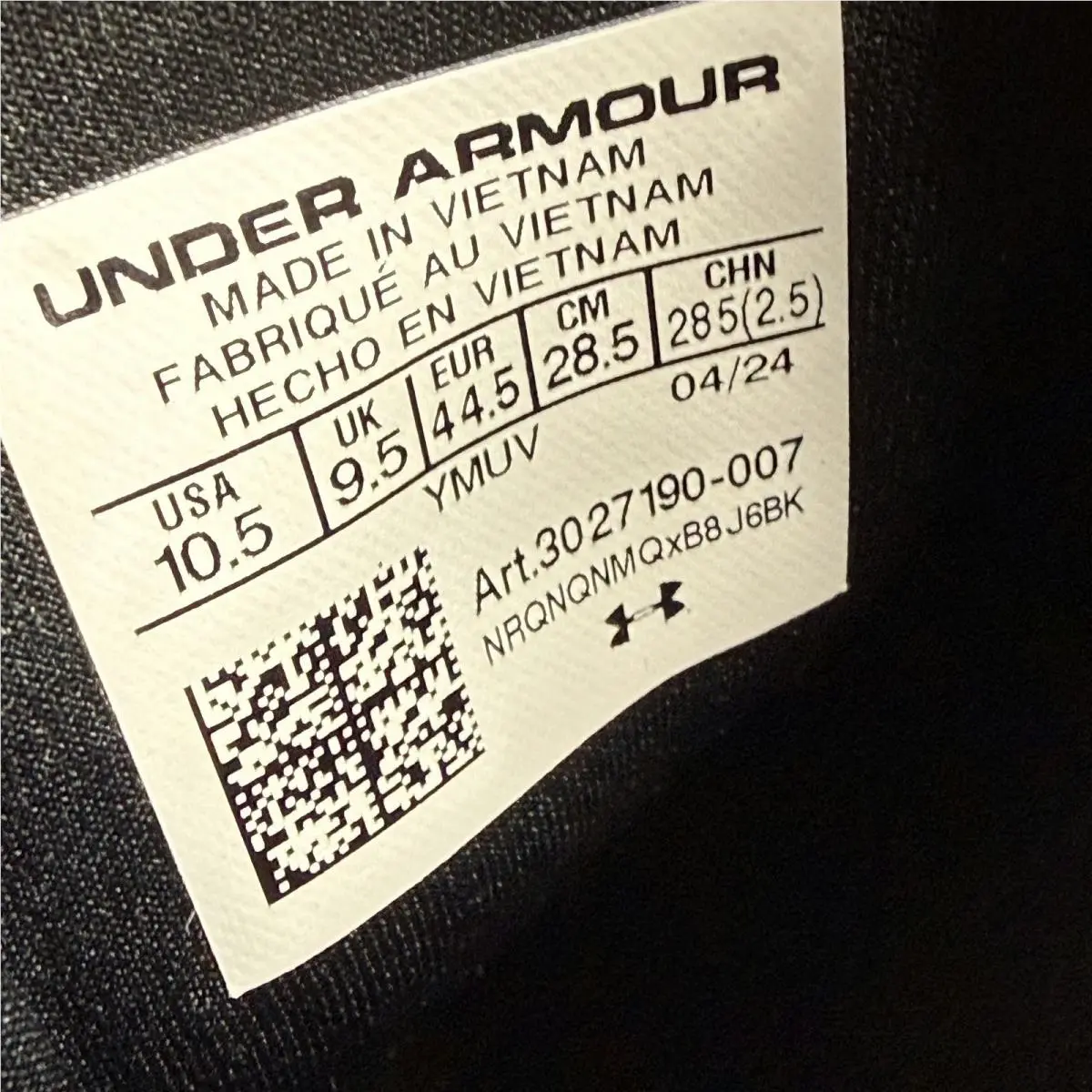 Under Armour shoes - HOVR Infinite Pro Black - HOVR Infinite Pro Black - 3027190-007 - Black 4