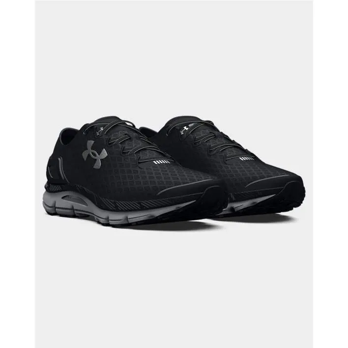 Under Armour UA Speedform Gemini Black Gray Sneakers 3026770-001 Size 9