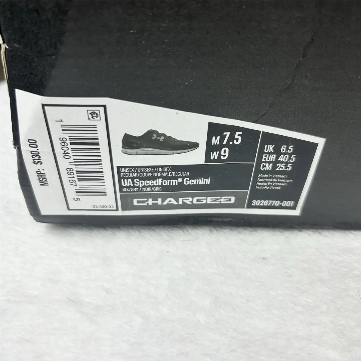 Under Armour shoes - Under Armour Speedform Gemini - Speedform Gemini - 3026770-001 - Black (UPC: 0196040891675) 8