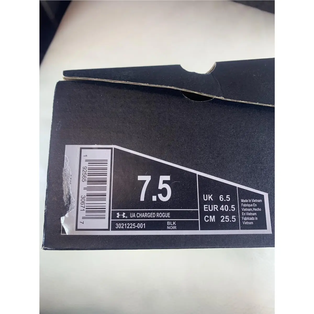Under Armour shoes - Under Armour Charged Rogue - Charged Rogue - 3021225 - Black 3