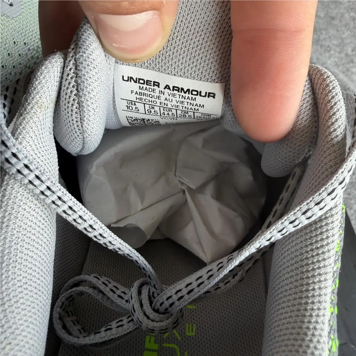 Under Armour shoes - Under Armour UA Infinite - Infinite - Gray 5