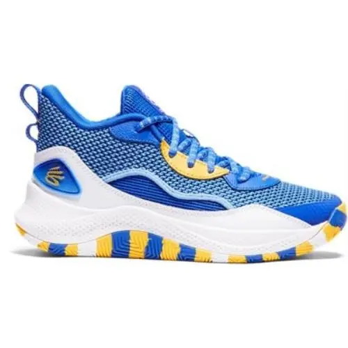 Under Armour Unisex Grade School 3Z 24 Basketball Shoes Blue/white/taxi - 302762