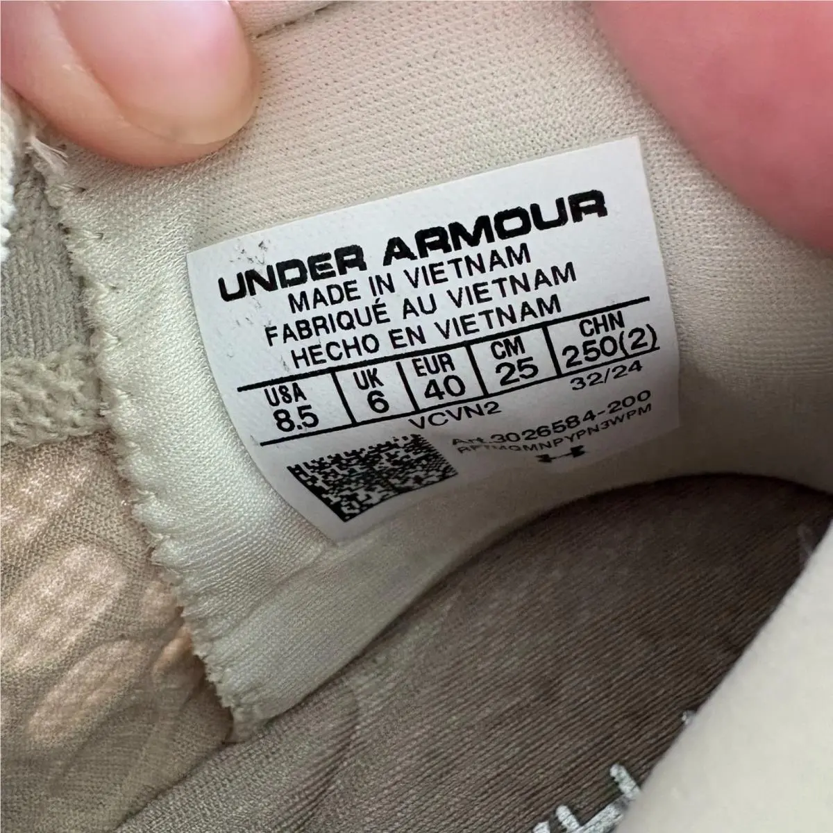 Under Armour shoes - Under Armour HOVR Phantom 3 - Ivory 8