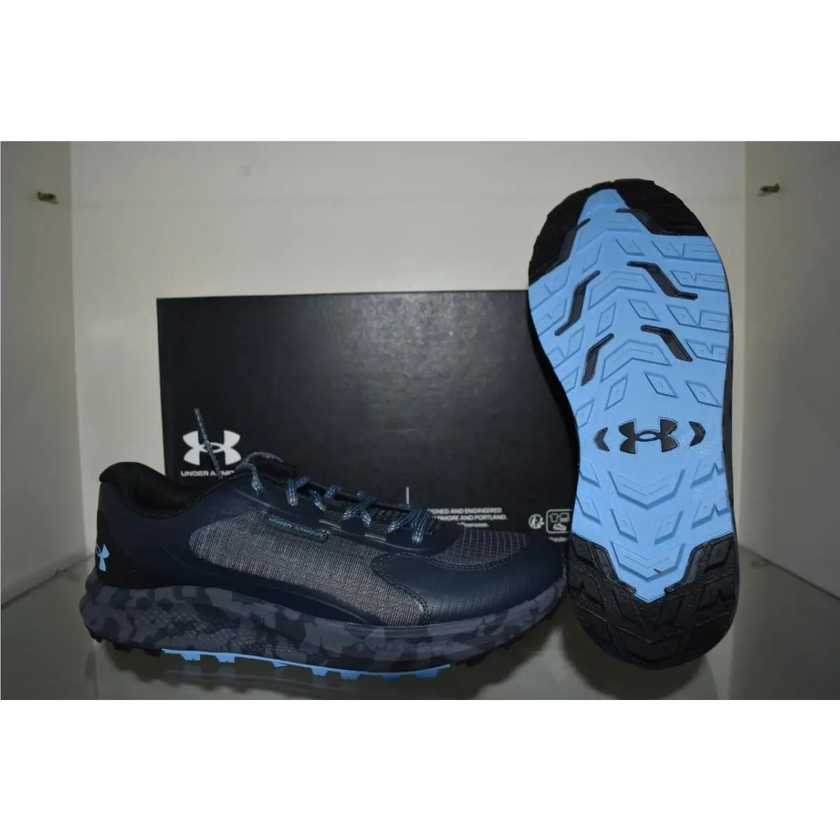 Under Armour Womens Charged Bandit Trail 3 Running Shoe - Black Size 10