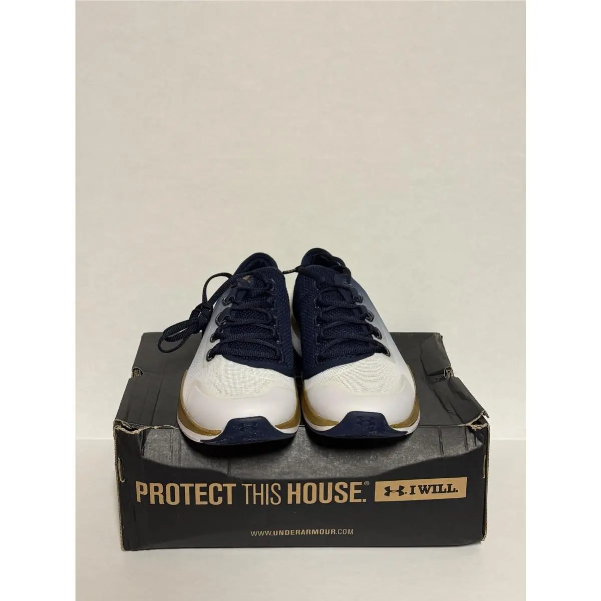 Under Armour shoes - 1301292-834 - 1301292 - Navy / White / Gold 1