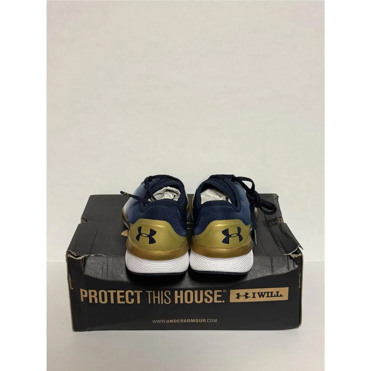 Under Armour shoes - 1301292-834 - 1301292 - Navy / White / Gold 2
