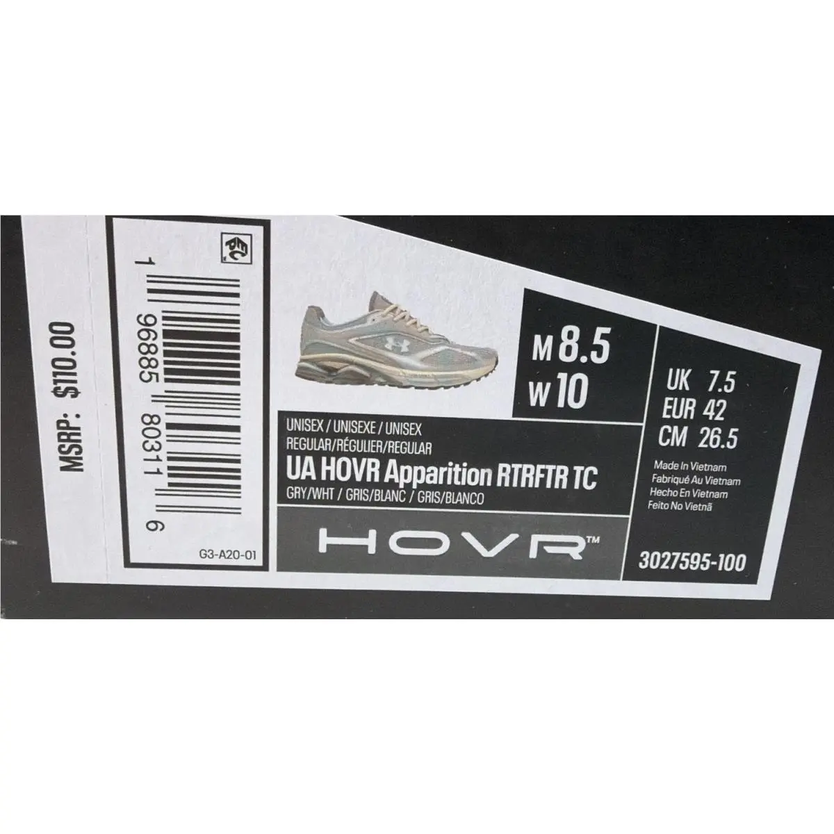 Under Armour shoes - Gray 10