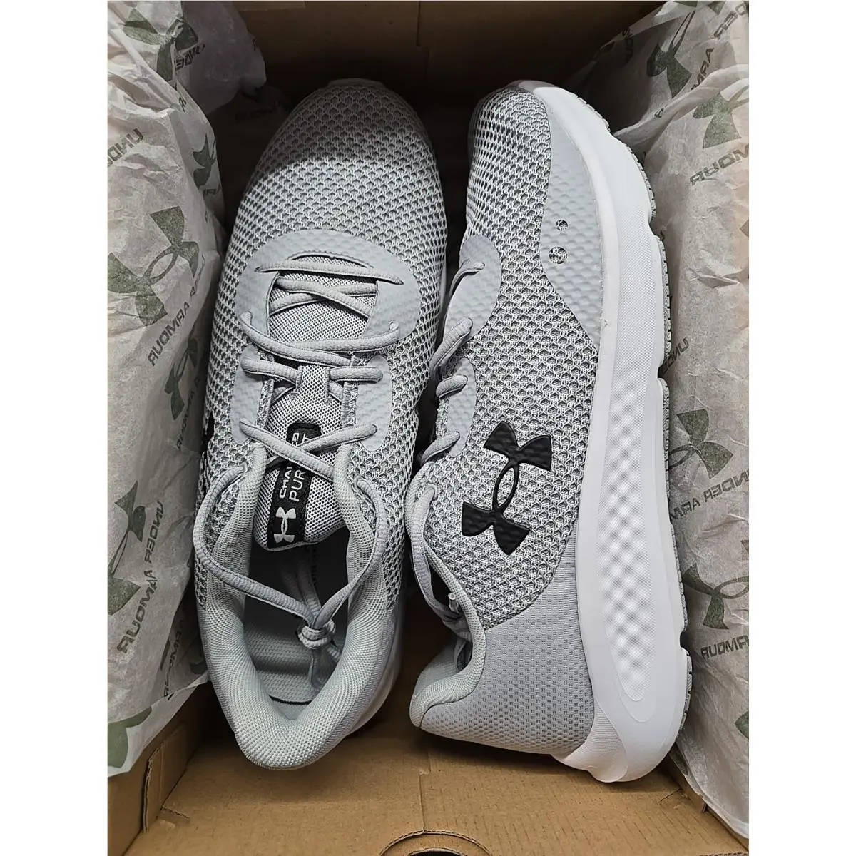 Under Armour shoes - CHARGED PURSUIT 3 - CHARGED PURSUIT - LIGHT GRAY (UPC: 195252759032) 3