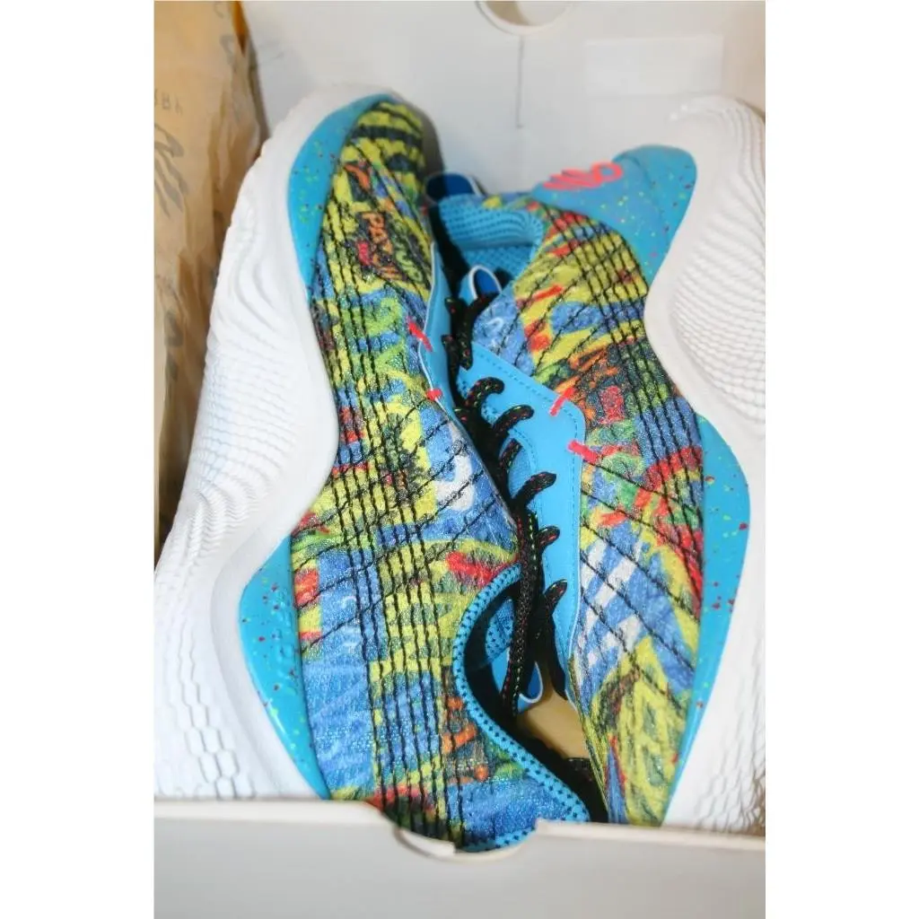 Under Armour Curry 10 Spk Sour Patch Kids 3025622-300 Men’s Size 11