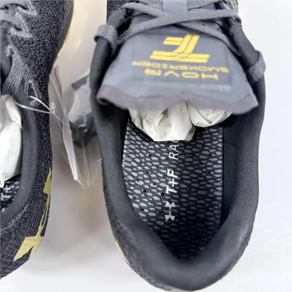 Under Armour shoes - Under Armour HOVR Smokerider - HOVR Smokerider - 3021831-004 - Black/Victory Gold (UPC: 193445243542) 5
