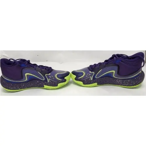 Under Armour shoes - Under Armour Spawn 6 Mid - 3028337-500 - Purple Green 8