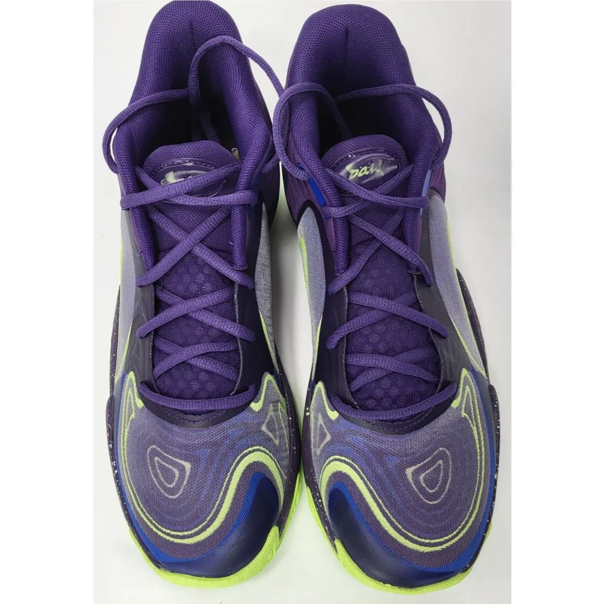 Under Armour shoes - Under Armour Spawn 6 Mid - 3028337-500 - Purple Green 10