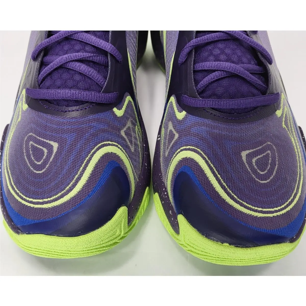Under Armour shoes - Under Armour Spawn 6 Mid - 3028337-500 - Purple Green 14