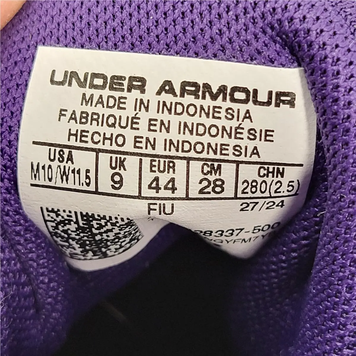 Under Armour shoes - Under Armour Spawn 6 Mid - 3028337-500 - Purple Green 0