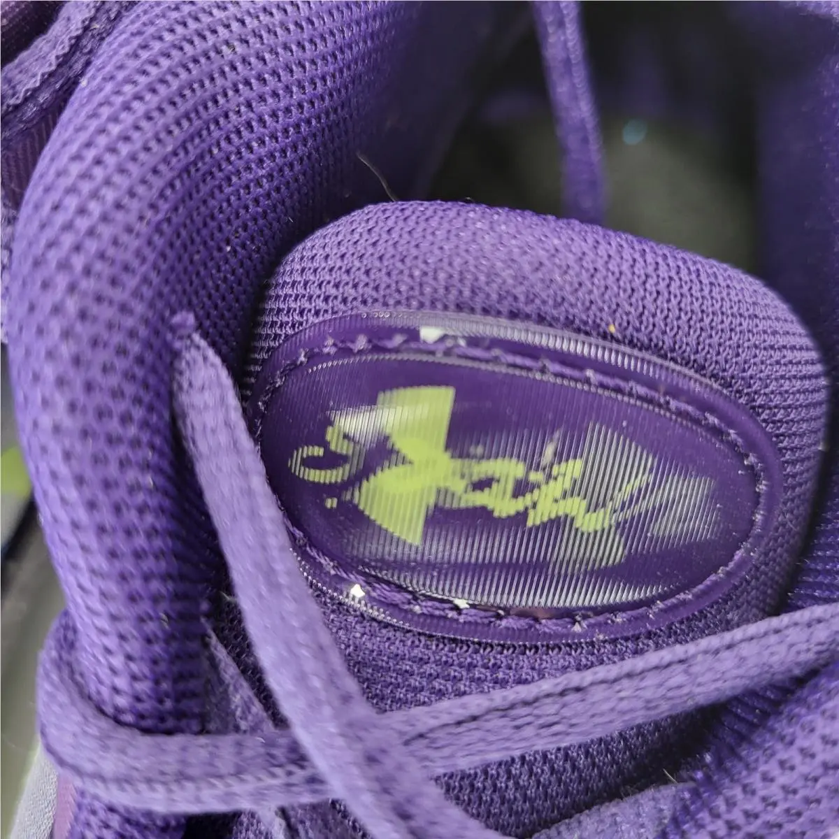 Under Armour shoes - Under Armour Spawn 6 Mid - 3028337-500 - Purple Green 1