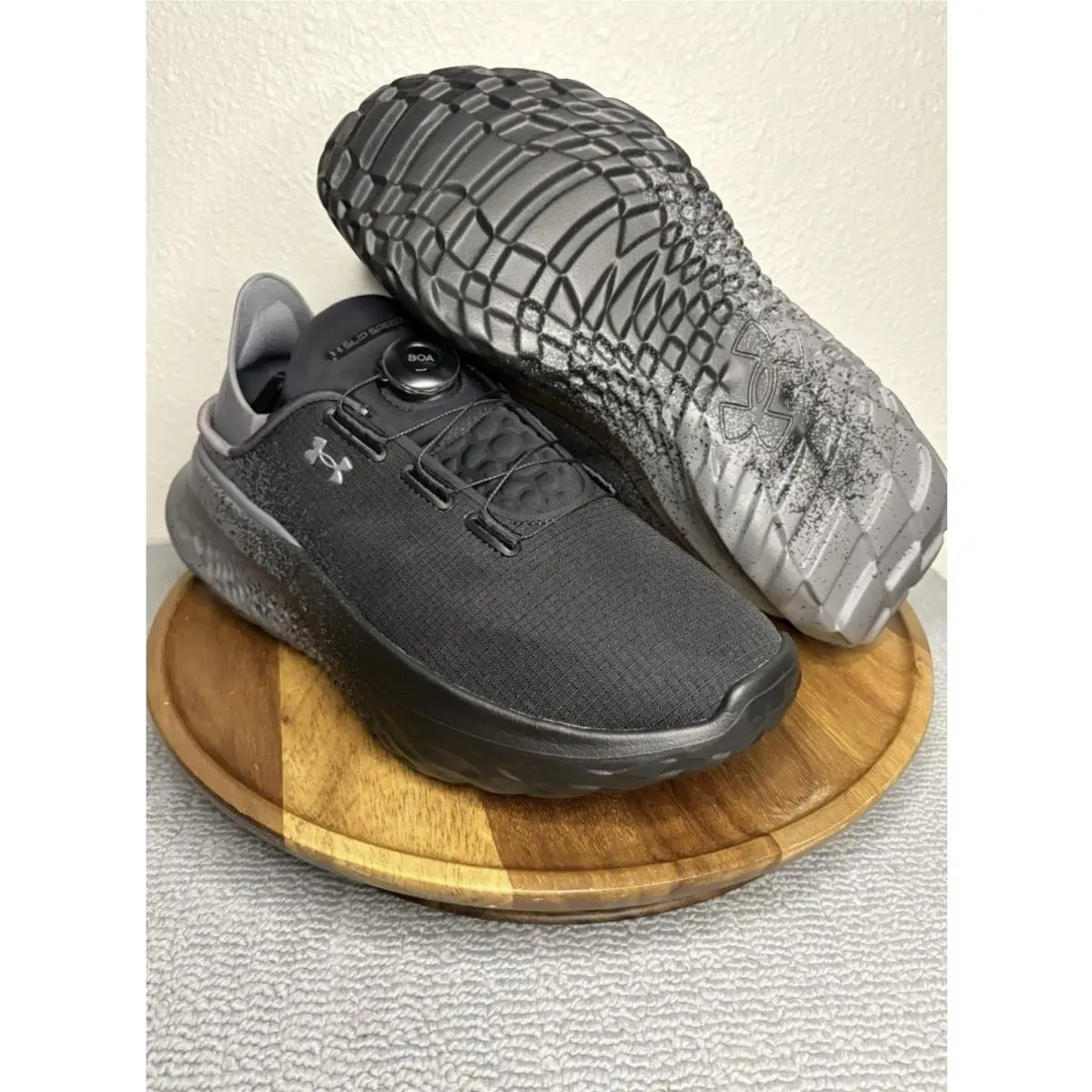 Under Armour shoes - Under Armour SlipSped Mega - SlipSped Mega - 6003918-001 - Black 3