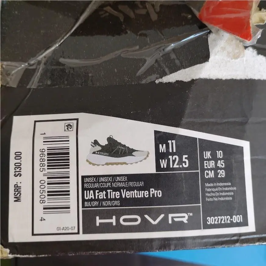 Under Armour shoes - Under Armour UA Fat Tire Venture Pro - 3027212-001 - Black 8