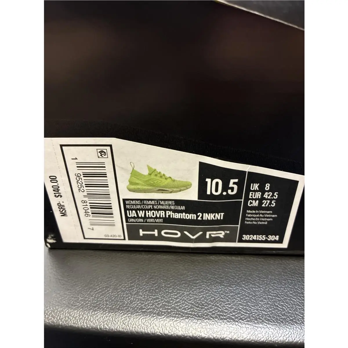 Under Armour shoes - Under Armour HOVR Phantom 2 - 3024155-304 - Green 6