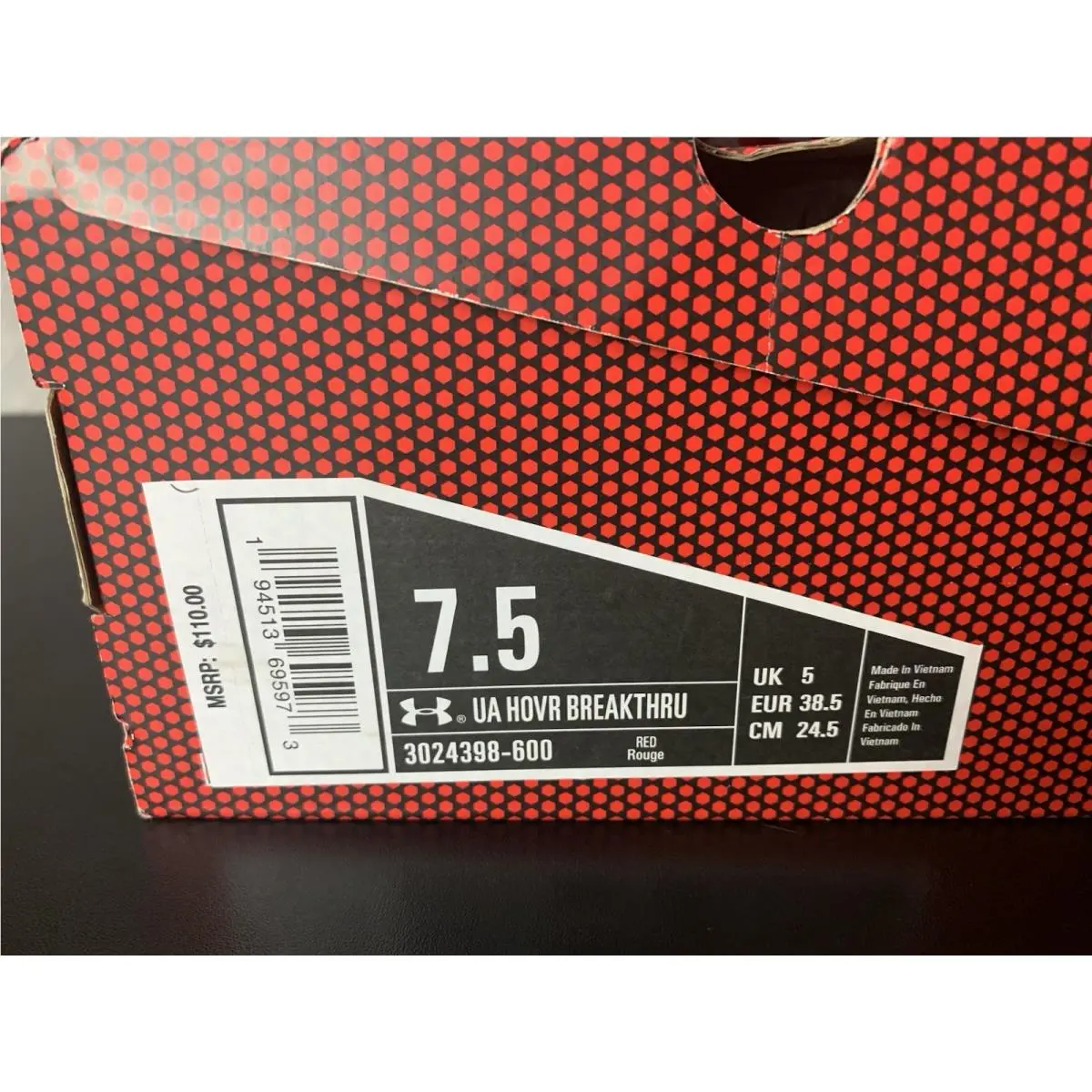 Under Armour shoes - Red 1