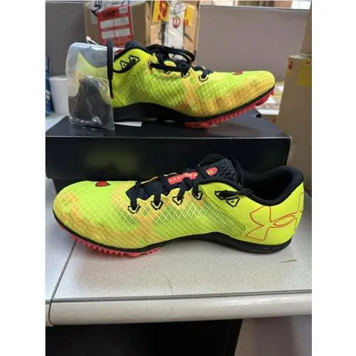 Under Armour UA U Kick Distance 3 Yellow/black Cleat US Men`s 10 Women`s 11.5