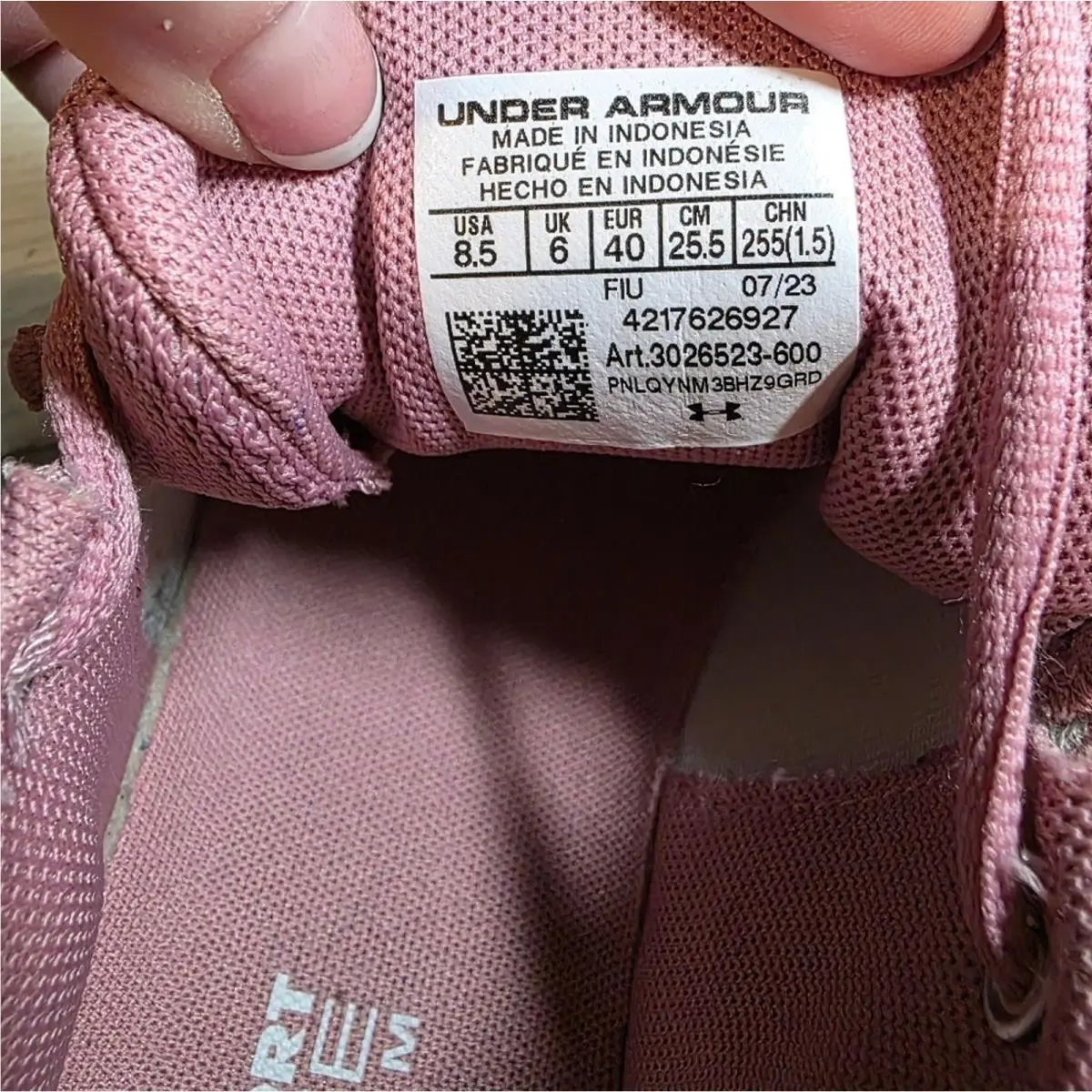 Under Armour shoes - Pink 3