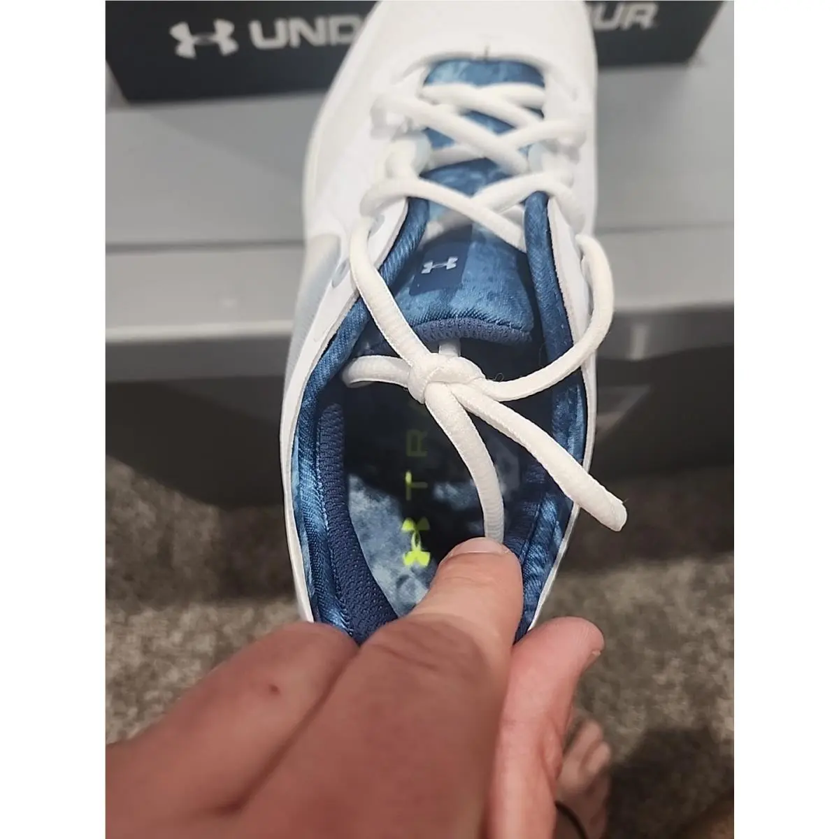 Under Armour shoes - UA HOVR Omnia BTG - HOVR Omnia BTG - 3026006-101 - White (UPC: 195253240591) 8