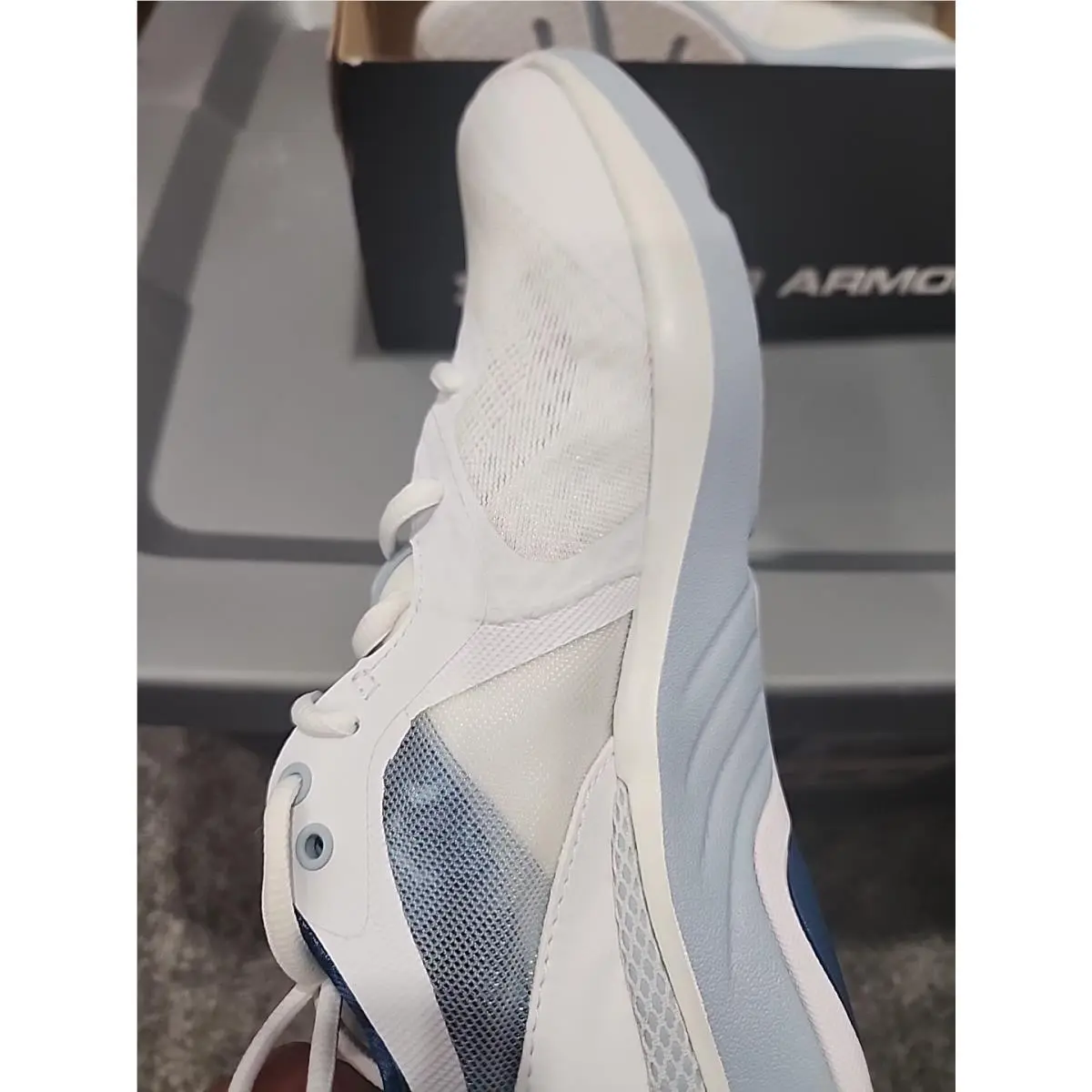Under Armour shoes - UA HOVR Omnia BTG - HOVR Omnia BTG - 3026006-101 - White (UPC: 195253240591) 5