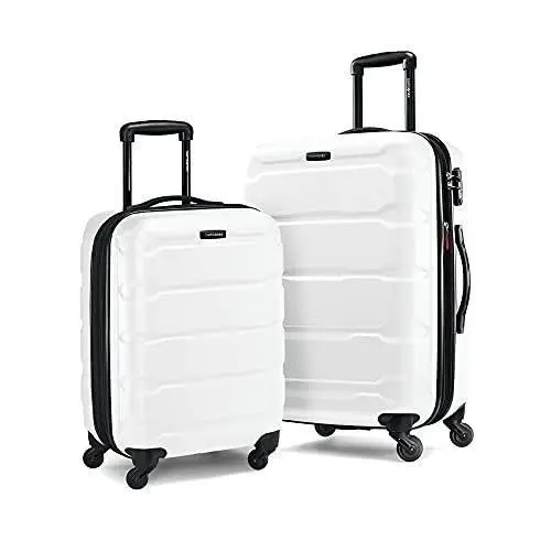 Samsonite Omni Pc Hardside Luggage Set Spinner Tsa Expandable White