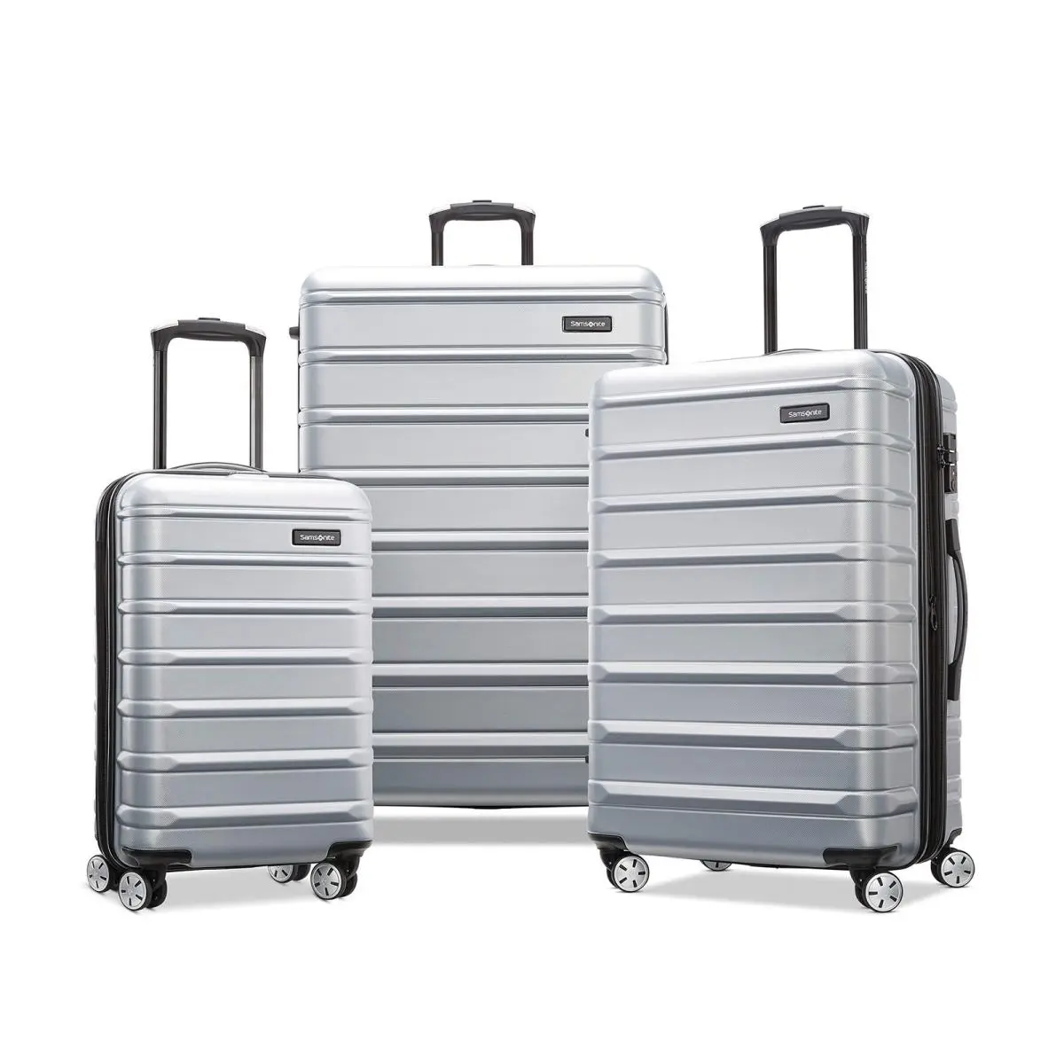 Samsonite Omni 2 Hardside 3 Piece Set Includes Global Carry On Medium Large