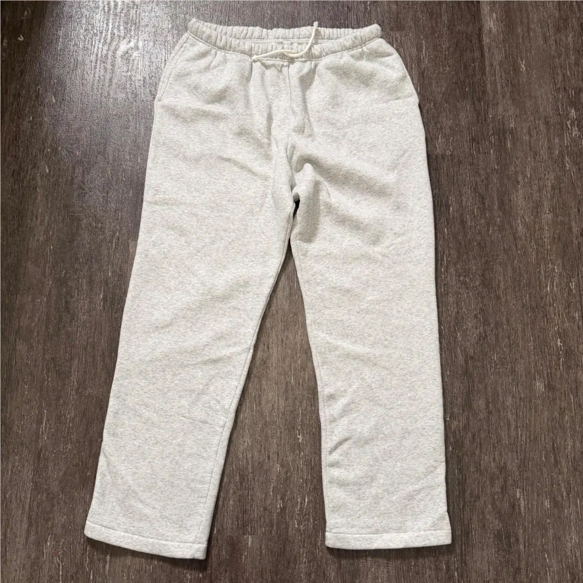 Fleece Lounge Straight Leg Pants Women Large Light Heather Grey by Skims