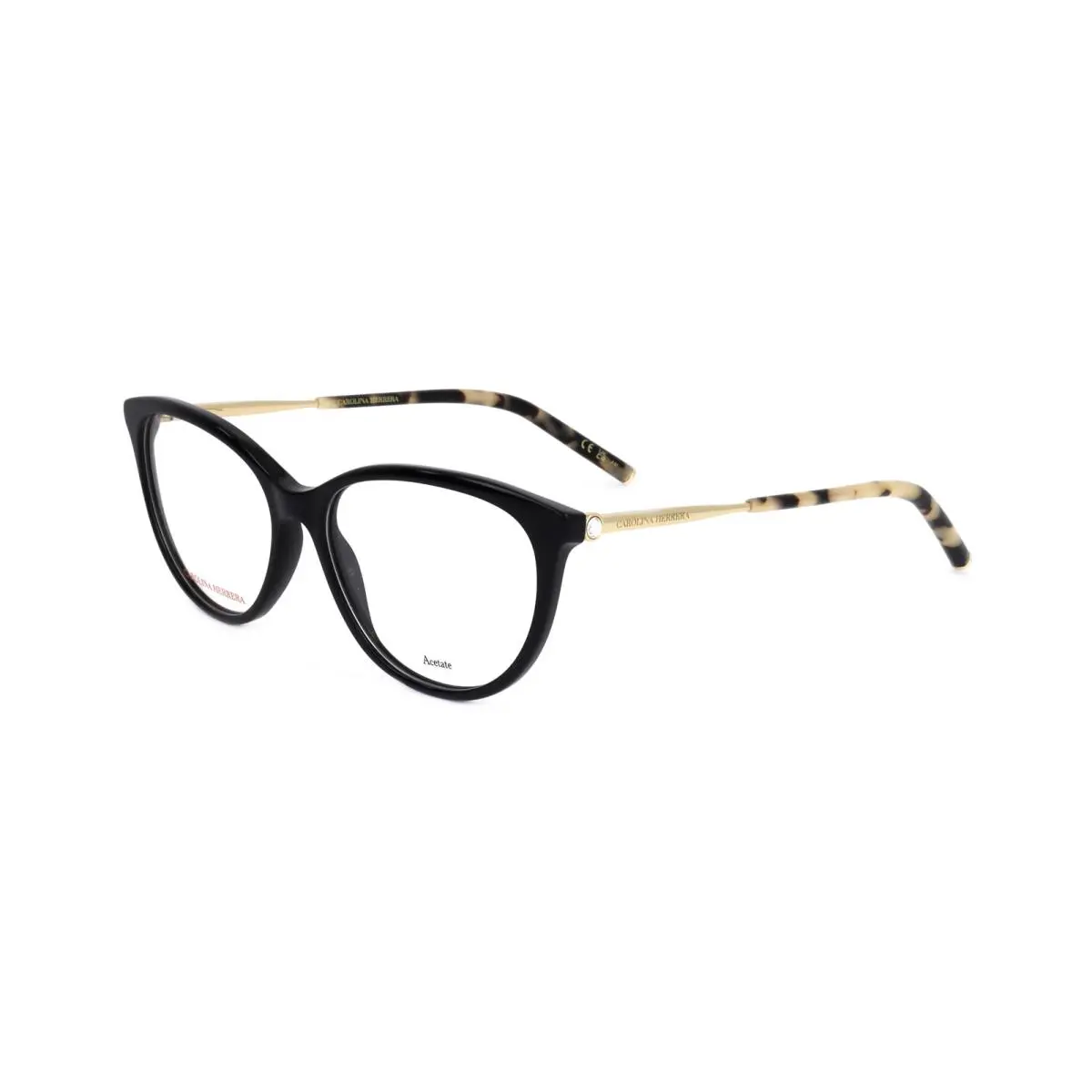 Carolina Herrera Women`s 55mm Black Gold Eyeglasses HER0196-2M2-55
