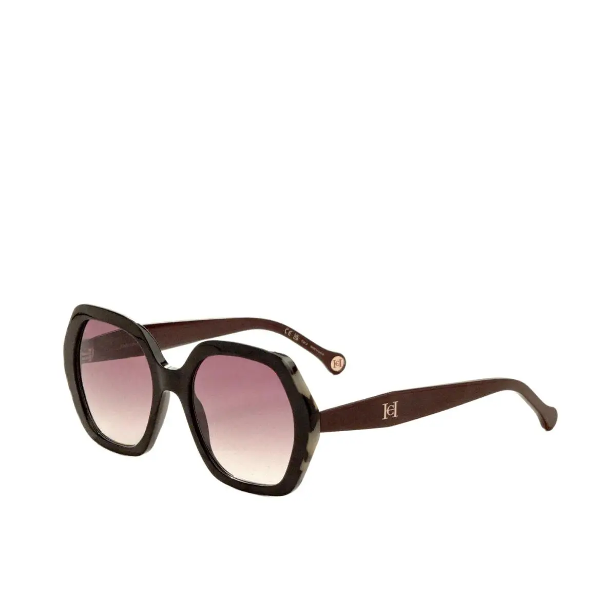 Carolina Herrera Women`s 55 mm Black Burgundy Sunglasses HER0181S-0GUU-3X