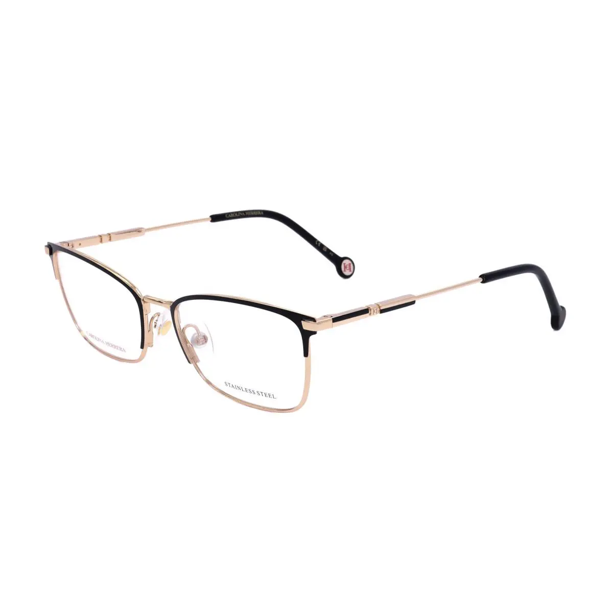 Carolina Herrera Women`s 54mm Gold Black Eyeglasses HER0204-RHL-54
