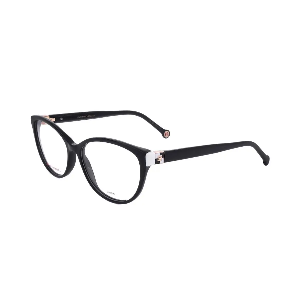 Carolina Herrera Women`s 55mm Black White Eyeglasses HER0240-80S-55