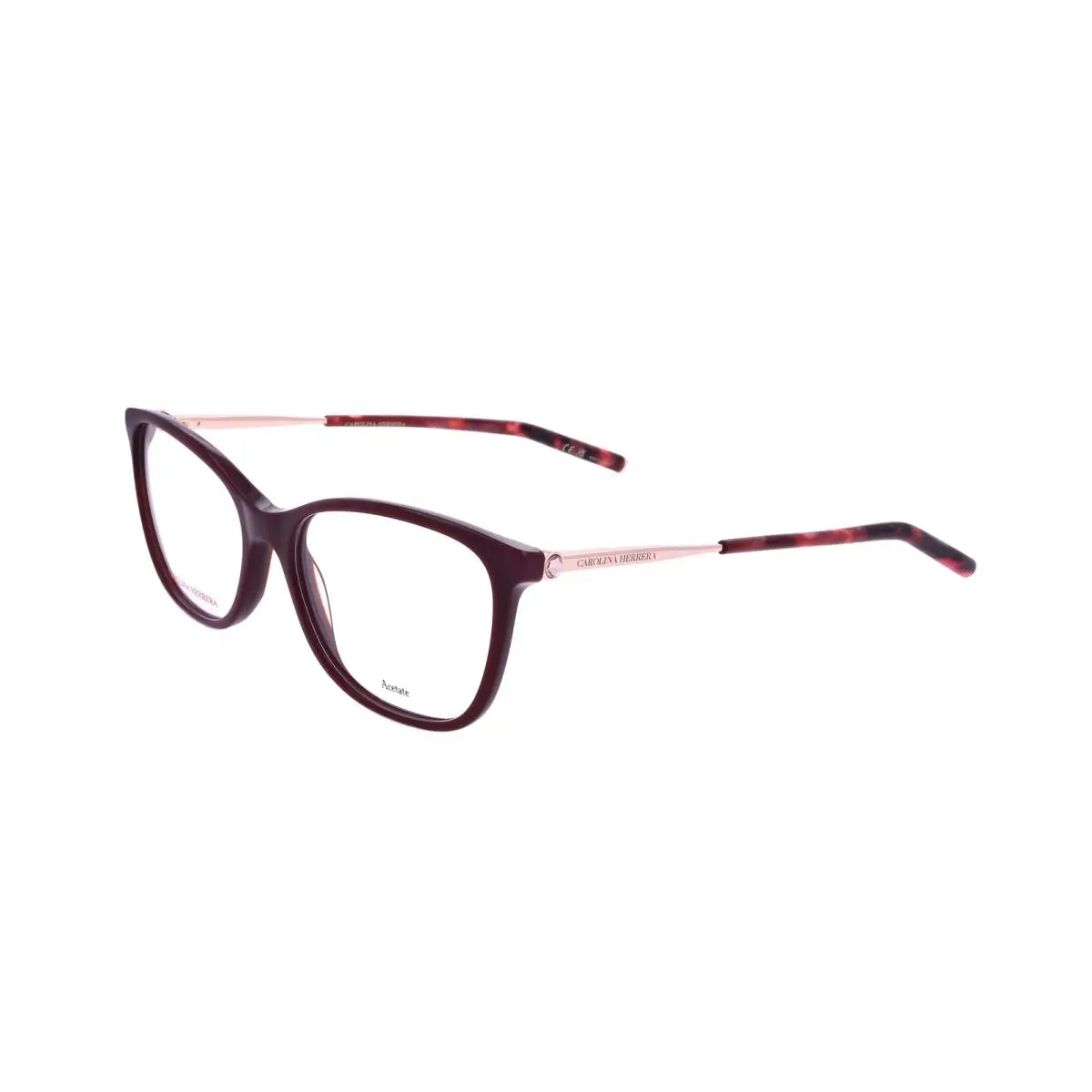 Carolina Herrera Women`s 54mm Burgundy Gold Eyeglasses HER0197-6K3-54