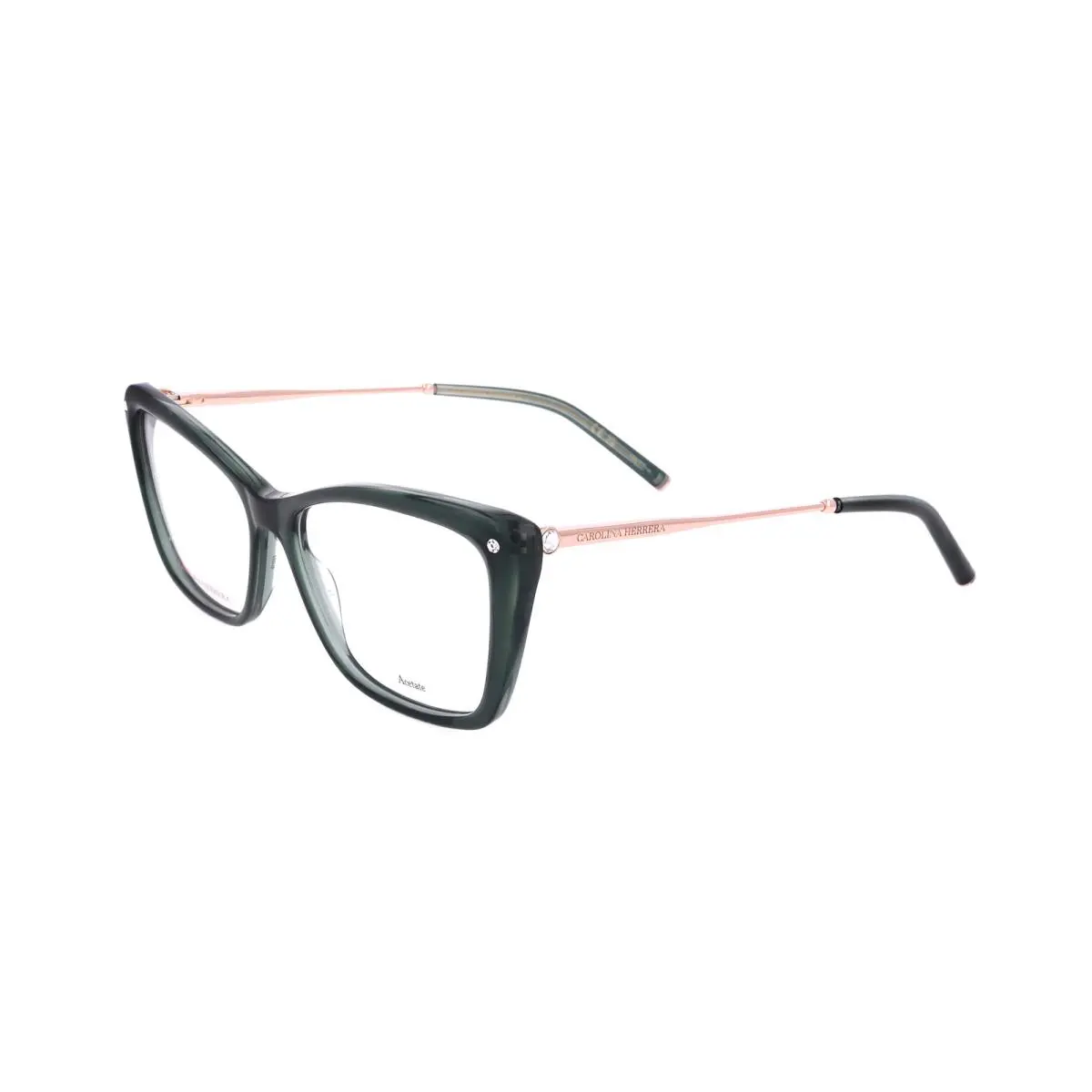 Carolina Herrera Women`s 55mm Green Glitter Eyeglasses HER0155-VQY-55