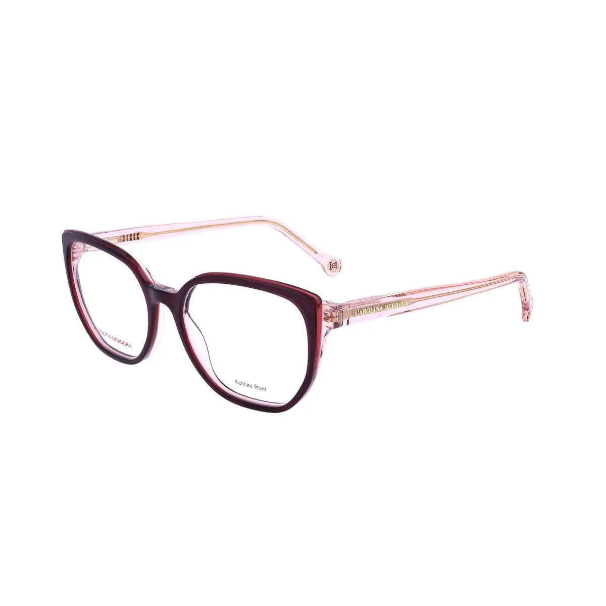 Carolina Herrera Women`s 52mm Burgundy Pink Eyeglasses HER0214-0T5-52