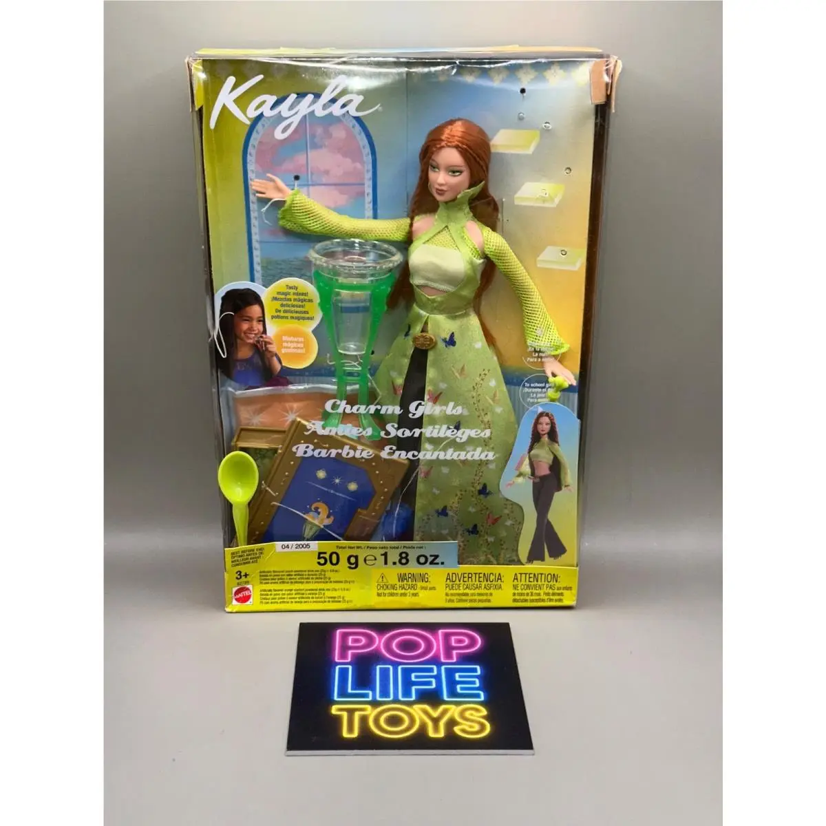 Vintage 2003 Mattel Barbie “charm Girls Kayla” B2789 Nrfb
