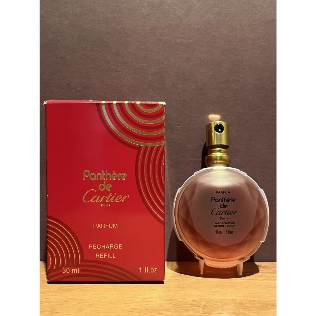 Panthère de Cartier 1 Fl. Oz. / 30 Ml. Parfum Recharge Refill Rare
