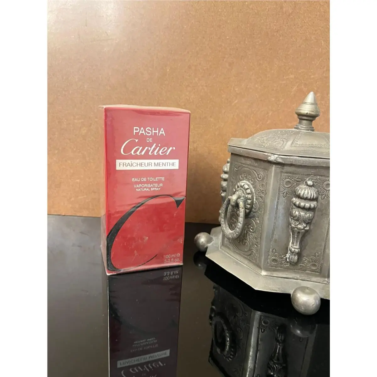 Cartier Pasha Fraicheur Menthe Edt 100 ml 3.4 oz Vintage Rare