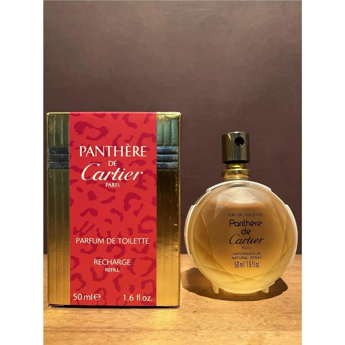 Panthére de Cartier 1.6 Fl. Oz. / 50 Ml. Parfum De Toilette Recharge Refill Rare