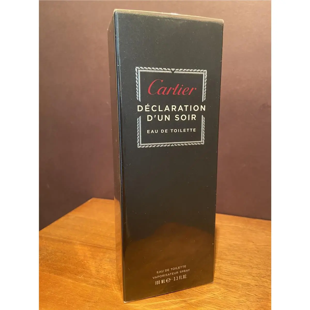 Cartier Declaration D`un Soir 3.3 Oz / 100 ml Edt Spray For Men Rare