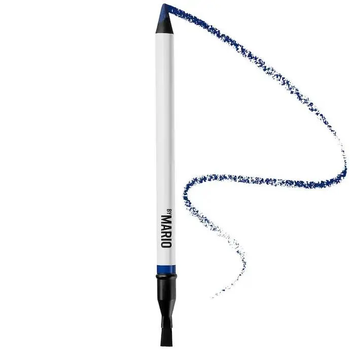 Makeup BY Mario Master Pigment Pro Eyeliner Pencil 5shades 0.03oz/1.1g Midnight Blue - metallic midtone blue by Makeup by Mario
