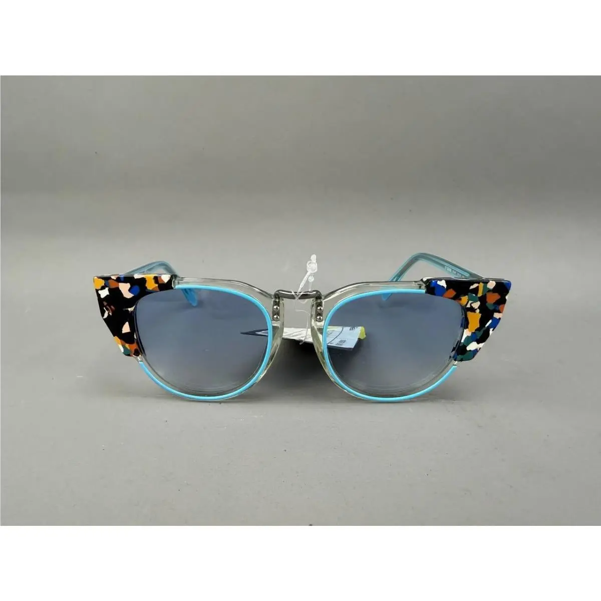 Fendi Blue FF 0074/S Cat Eye Sunglasses Rcjst 50-20-140