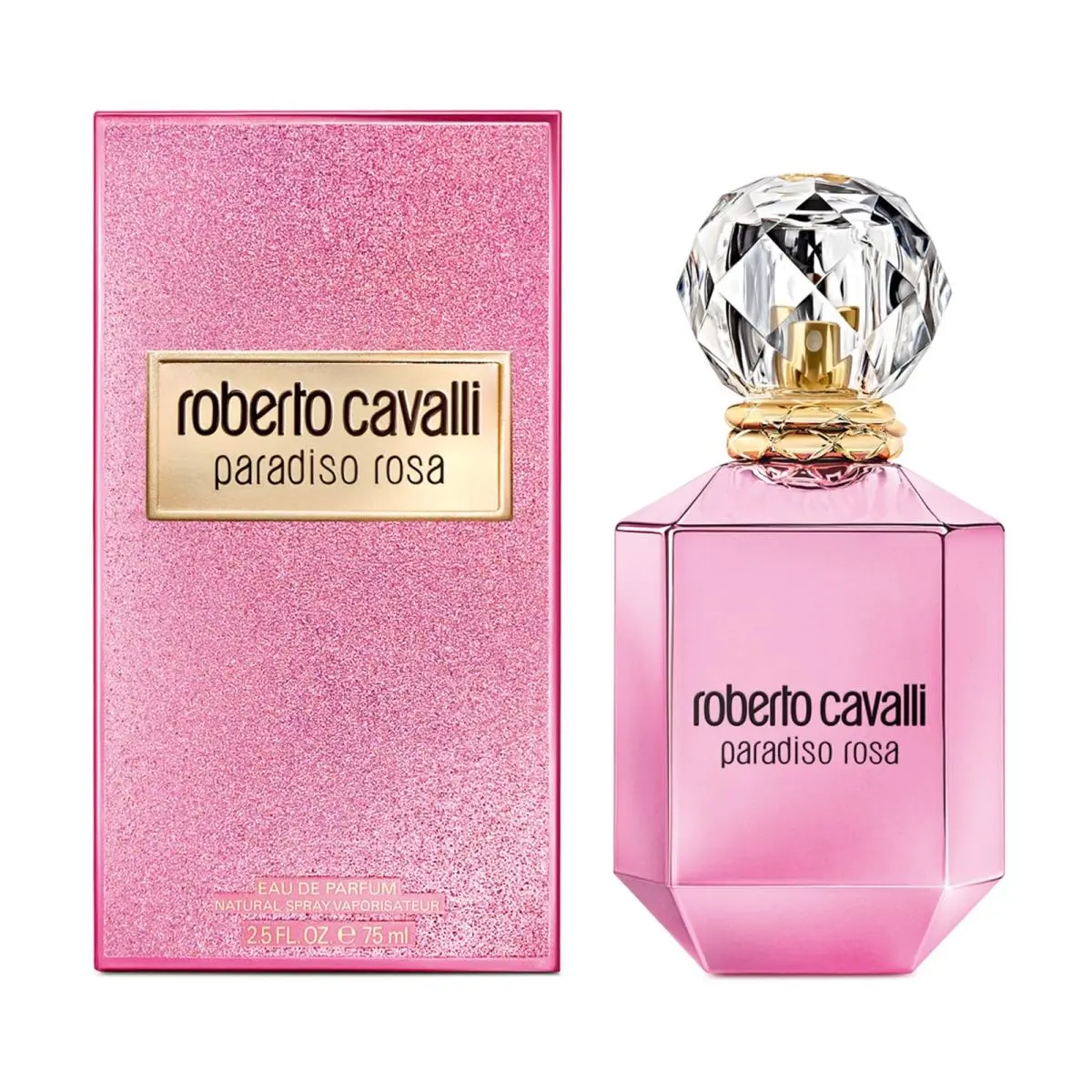 Roberto Cavalli Paradiso Rosa Eau de Parfum Women Floral Fruity Fresh Scent 2.5
