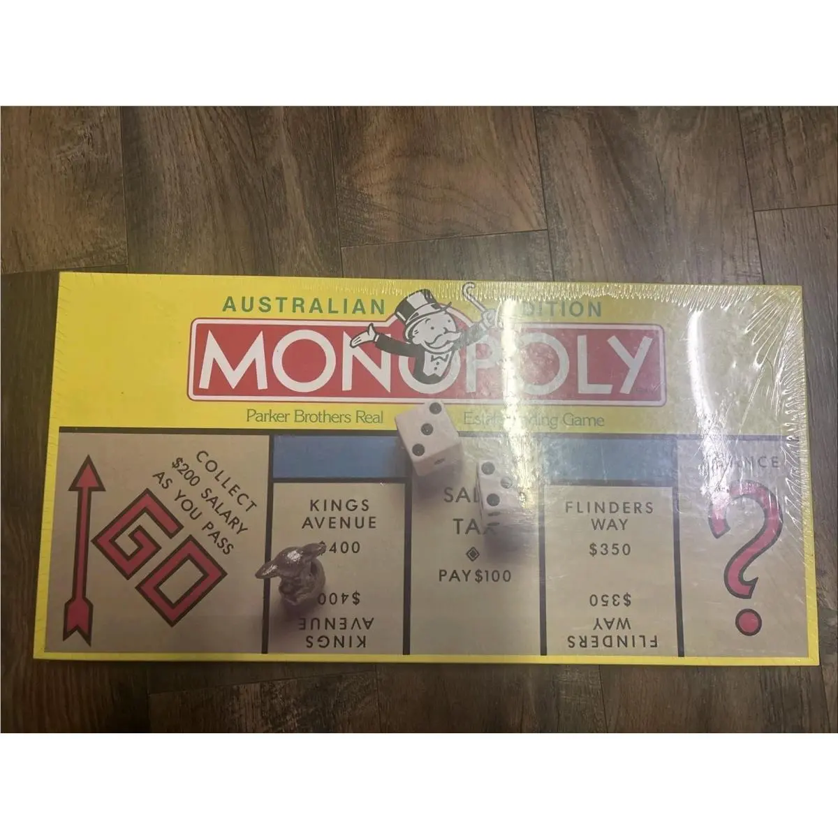 Vtg 1999 Monopoly Australian Edition Board Game Hasbro In Shrink Wrap
