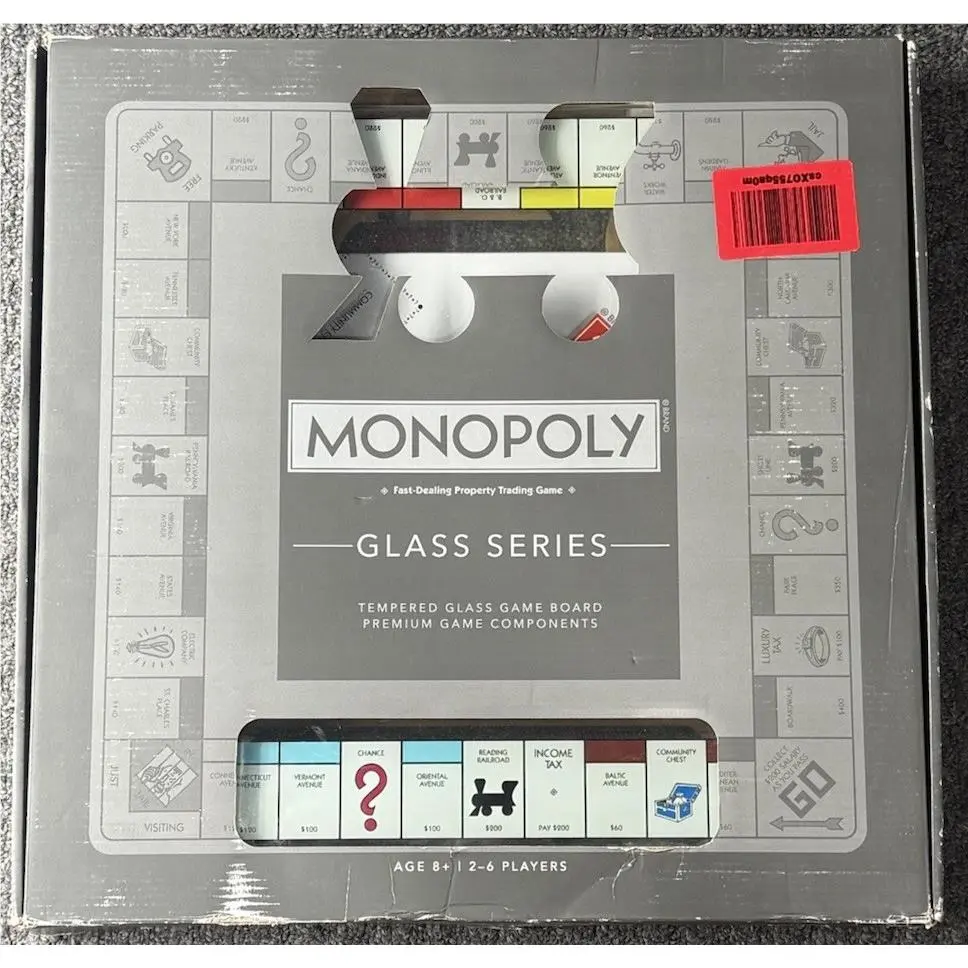 Monopoly Glass Series - Tempered Glass Game Board