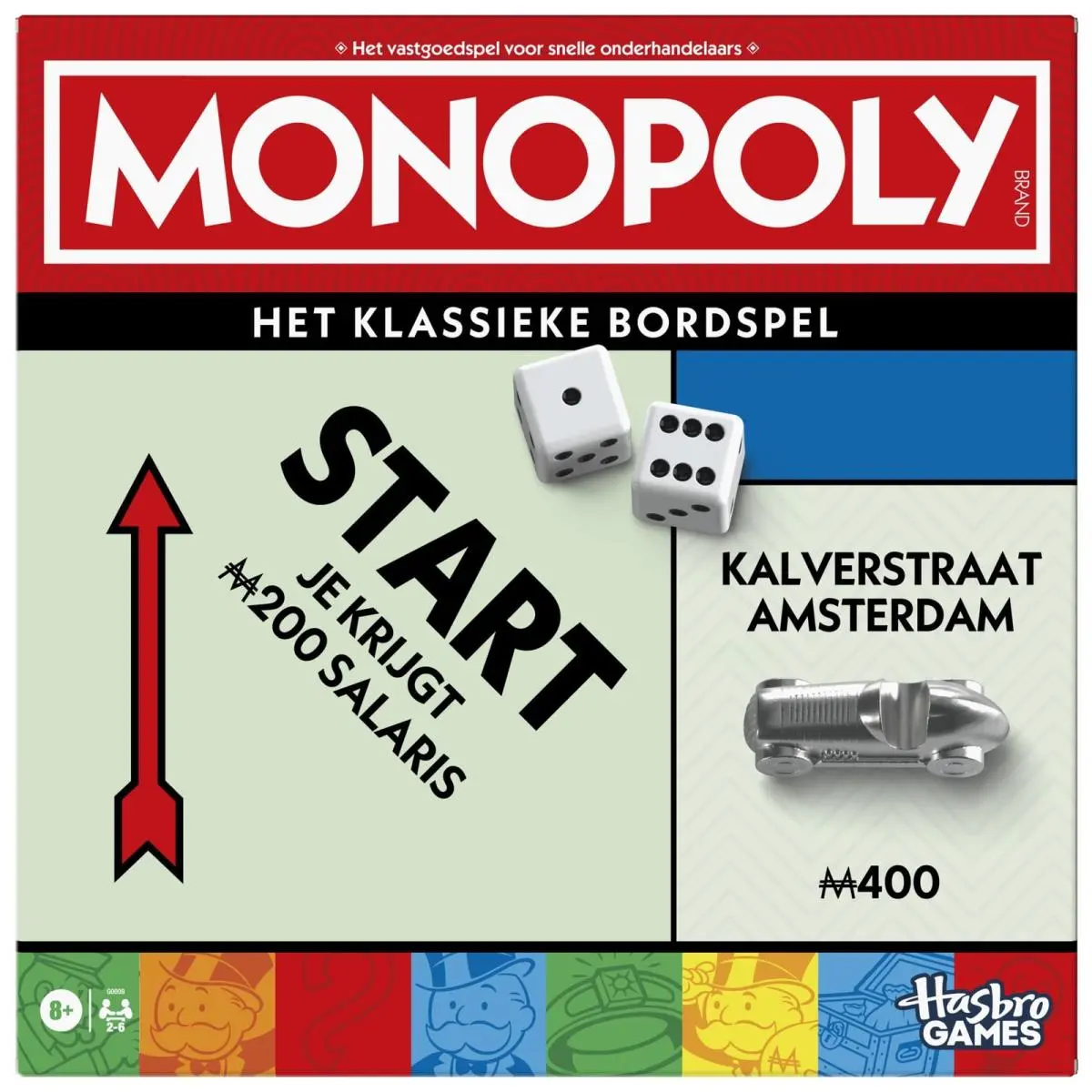 Monopoly Brettspiel Mit Aufbewahrungsbox Und Spielsteinen Groß - Niederländische
