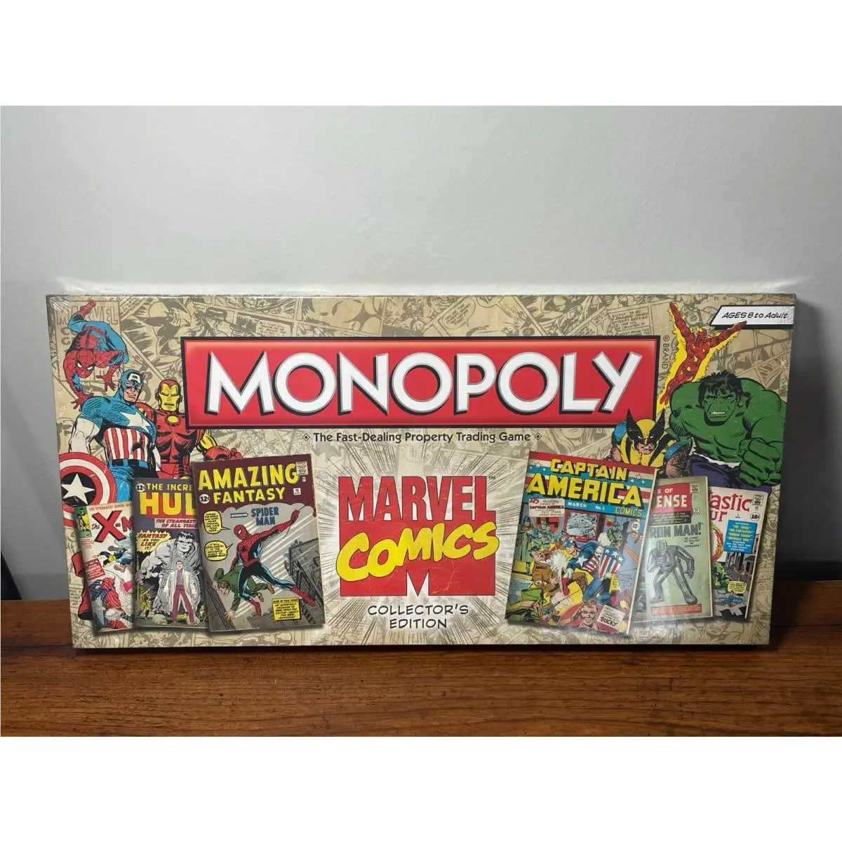 Monopoly Marvel Comics Collector`s Edition Board Game Hasbro